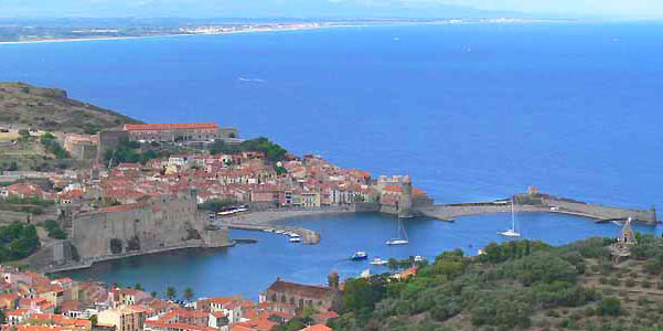Collioure, on the Mediterranean Sea near Perpignan, Occcitanie, south France
