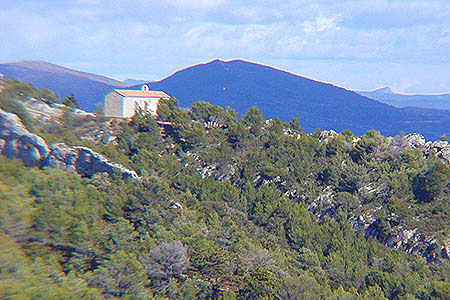 chapel on the hill near Castelbouze 